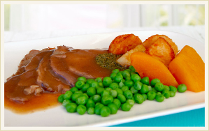 Roast Lamb with Mint Jelly