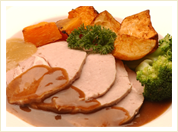 Roast Pork with Apple Sauce