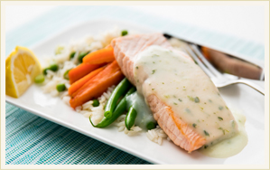 Tasmanian Salmon with Florentine Sauce