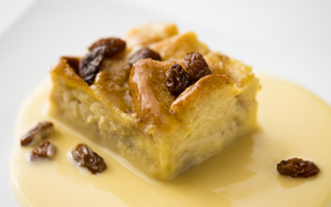 Bread & Butter Pudding with Custard