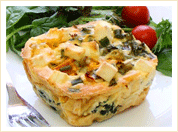 Pumpkin Potato & Spinach Frittata