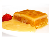 Apricot Fruit Pie with Custard