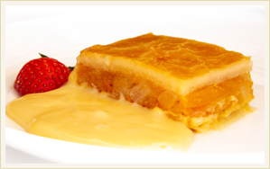 Apricot Fruit Pie with Custard