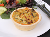 Bacon Potato & Leek Quiche