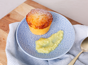 Lemon Drizzle Cake with Custard