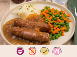Sausages & Onion Gravy - NEW